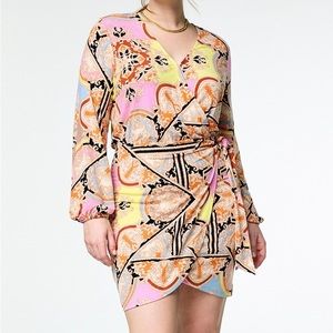 Women’s Intempo Faux Wrap Dress
